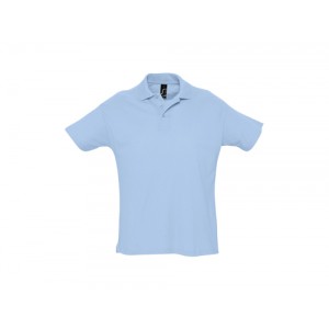 POLO PIQUÉ M/M 3 BOT SUMMER AZUL CÉU 